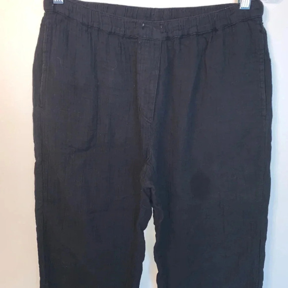 Xirena Black Textured Cropped Tapered Jogger Pants XS - Picture 6 of 11